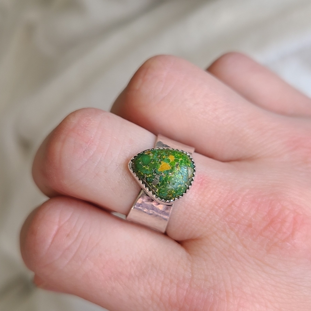 Sonoran Gold Turquoise Silver Ring